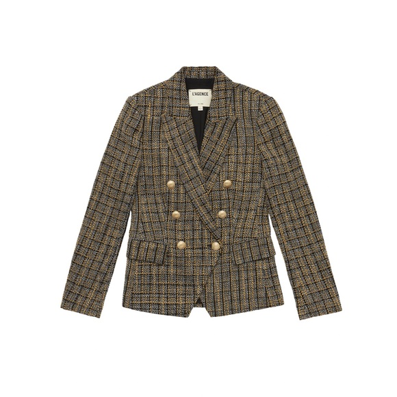 NWT L’AGENCE Kenzie Tweed Blazer - Picture 6 of 6